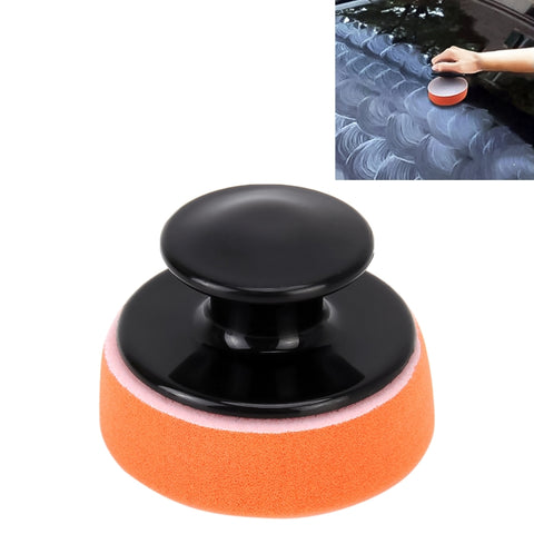 Spugna per lucidatura auto Spugna rotonda Spugna ad alta densità, dimensioni: 7,5 * 5 cm, Round Sponge