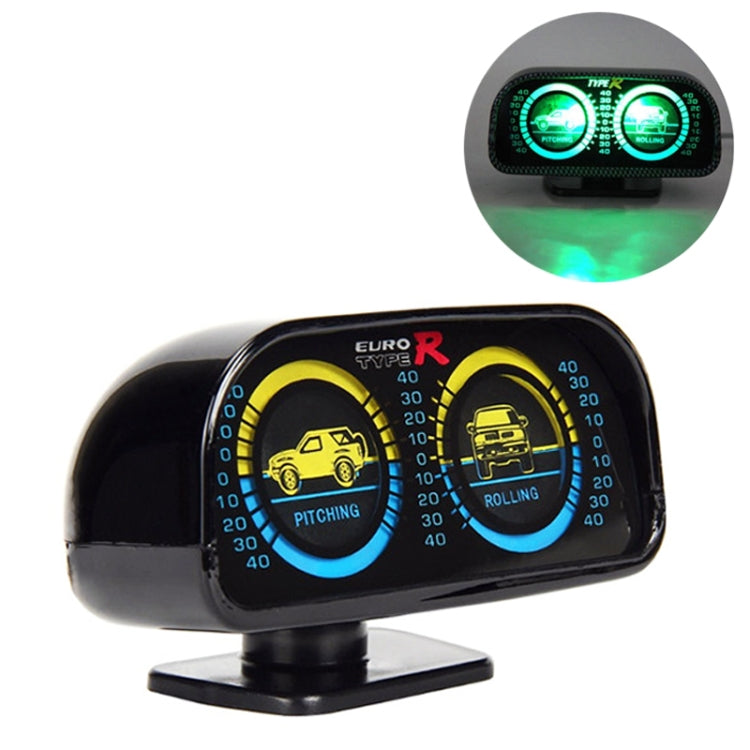 TR-9601 Misuratore di pendenza regolabile Misuratore di pendenza Strumento di ricerca inclinometro per veicoli per auto, Car Inclinometer Gauge