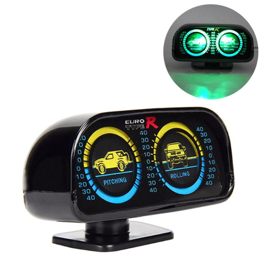 TR-9601 Misuratore di pendenza regolabile Misuratore di pendenza Strumento di ricerca inclinometro per veicoli per auto, Car Inclinometer Gauge
