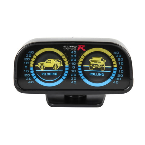 TR-9601 Misuratore di pendenza regolabile Misuratore di pendenza Strumento di ricerca inclinometro per veicoli per auto, Car Inclinometer Gauge