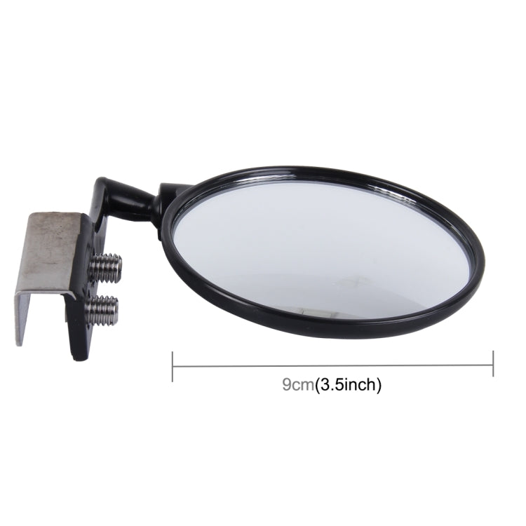 Wide-Angle Adjustable Left Side Mirror for Vehicle Safety