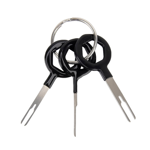 3 pezzi di circuito stampato con spina gommata per auto, cablaggio, terminale, estrazione, connettore a crimpare, ago posteriore, strumento di rimozione, 3 PCS (Rubberized) - Novalix Store