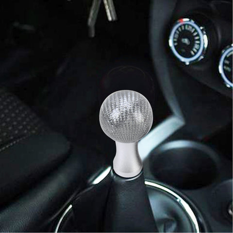 Pomello de changement universel pour auto Pomello de changement pour auto modifié Pomello de leva de change de transmission automatique Pomelli de changement en piombo avec trois ouvertures en gomma, Carbon Lead Gear Knobs