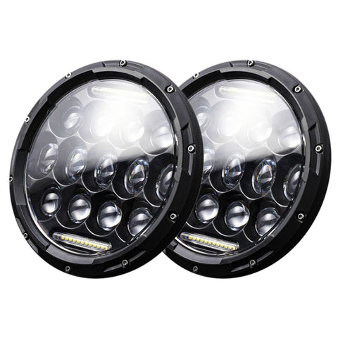 Faro LED per Moto Harley 7 Pollici 36W SMD-5630 6000K con Perline di