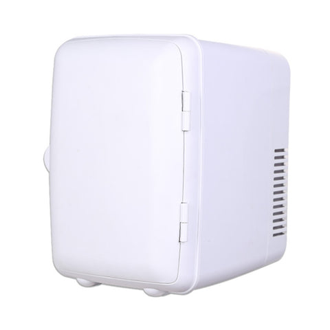 Mini frigorifero portatile per riscaldamento e raffreddamento automatico da 4 litri per auto e casa, tensione: DC 12V/AC 220V, Mini 4L White, Mini 4L Pink, Mini 4L Blue
