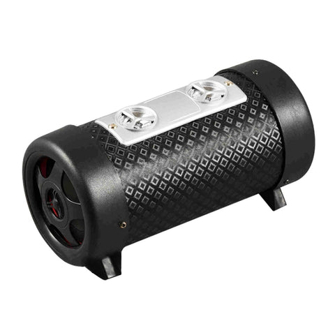 Caisson de basses stéréo pour moto/auto/maison à 4 pouces en forme de rotonde, Bluetooth intégré, prise en charge de la fiche TF et lecteur disco U, avec télécommande