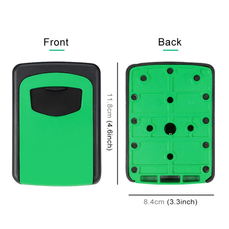 Scatola portachiavi da appendere al muro con blocco password in metallo a 4 cifre