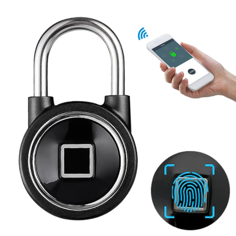Sblocco remoto con lucchetto per impronte digitali Bluetooth intelligente impermeabile per iOS / Android, Fingerprint and Remote Padlock(Black), Fingerprint and Remote Padlock(Blue), Fingerprint and Remote Padlock(Silver)