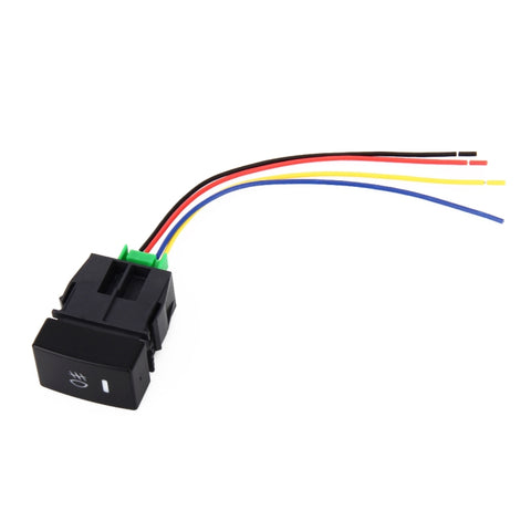 Interruttore a pulsante on-off a 5 pin per fendinebbia per auto con cavo per Honda Fit, avec Cable