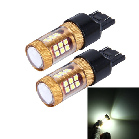 2 Pezzi Luci Freno LED 7443 15W 1300LM 6500K SMD-3030 per Auto, DC 12V