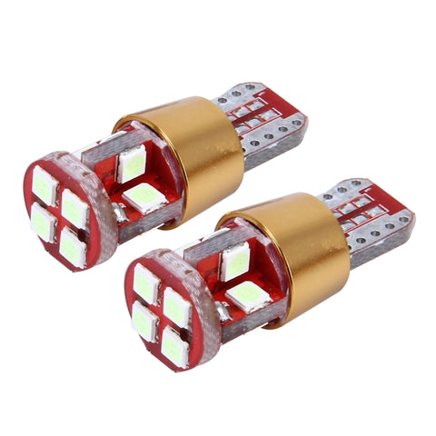 2 lumières pour voiture à courant continu T10 3W avec 12 lampes SMD-3030, DC 9-18V, 12 lampes SMD-3030