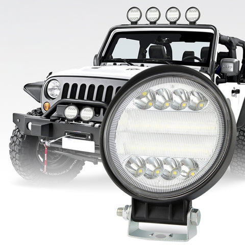 Faretto LED Rotondo 4 Pollici 15W Impermeabile per Auto e SUV - Luce