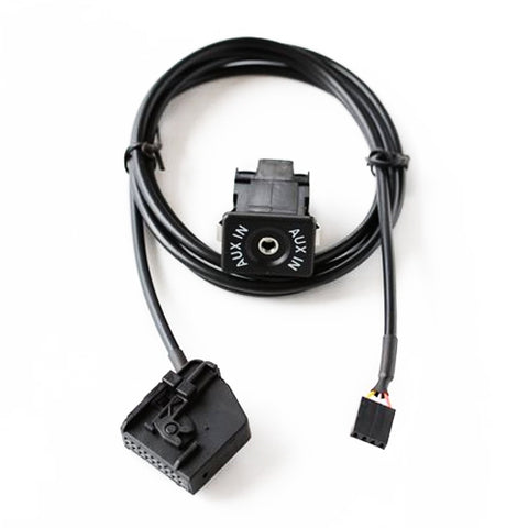 Adaptateur d'interrupteur à broche AUX + câble pour Volkswagen Audi MFD2 RNS2 / Ford, longueur de cavo: 1,5 m, Pour Volkswagen / Audi / Ford