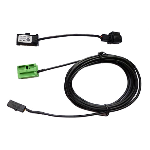 Câble de microphone pour téléphone Bluetooth, pour voiture, pour Volkswagen RCD510 RNS315, longueur de câble: 4 m, pour Volkswagen