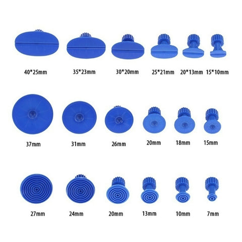 56 in 1 Auto PDR Linguette di colla per ammaccature in plastica Rimozione di ammaccature senza vernice Kit di strumenti di riparazione auto Set di estrattori di colla Schede Strumenti PDR, 56 in 1 - Novalix Store