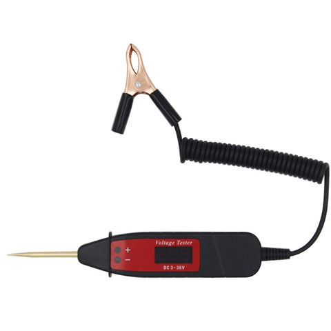 Rilevamento circuito tester di tensione per strumento diagnostico con display digitale 2 in 1 per auto, 2 in 1