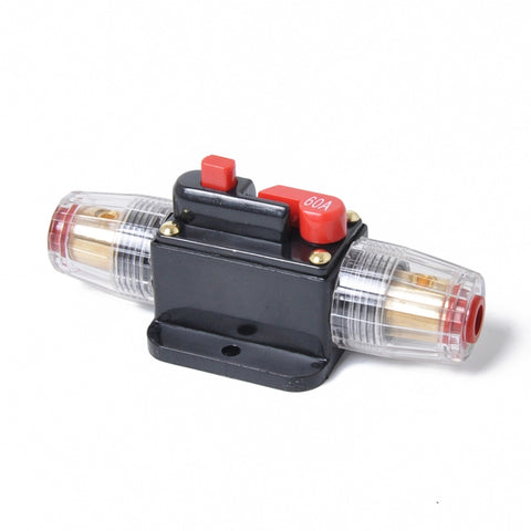 Fusible 60A pour fusible audio stéréo portable pour interrupteur automatique DC 12-24V, 60A