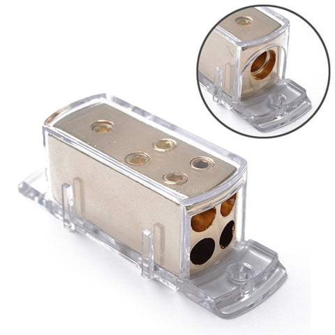 Convertisseur audio pour voiture, répartiteur 4GA8GA, amplificateur de distribution à 4 voies sur terre, amplificateur répartiteur à 4 voies