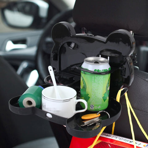 Tavolo portaoggetti per seggiolino auto pieghevole in style cartone animato, Style dessin animé (noir), Style dessin animé (rose), Style dessin animé (blanc), Style dessin animé (marron)
