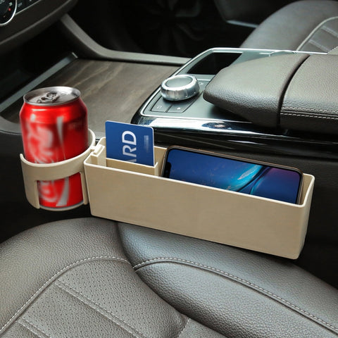 Scatola portaoggetti laterale con spazio per sedile laterale, console multifonctionnelle pour auto universelle