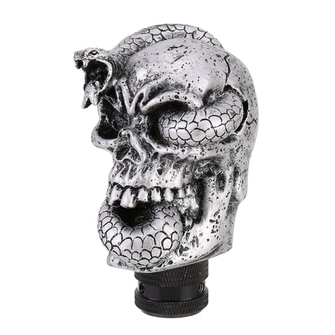 LX Tandy Creative Universal Car Snake a forma di fantasma Coperchio del cambio Pomello del cambio automatico manuale, Snake Ghost Shaped