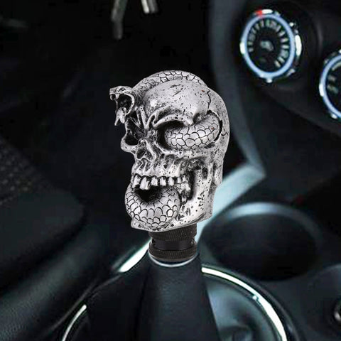 LX Tandy Creative Universal Car Snake a forma di fantasma Coperchio del cambio Pomello del cambio automatico manuale, Snake Ghost Shaped