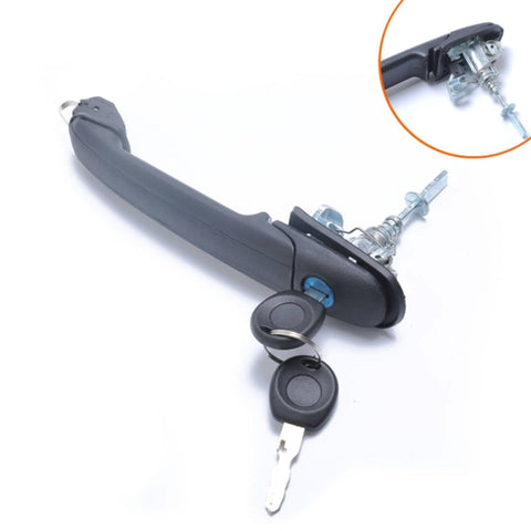 Maniglia per portiera anteriore auto 6N0837207C, 66N0837207D + 2 chiavi pour Volkswagen Polo, pour Volkswagen Polo