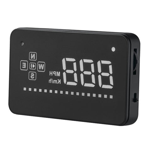 A2 HUD GPS HD da 3,5 pollici Head Up Display per auto, allarme di velocità e velocità eccessiva, bussola, passaggio libero tra chilometri e miglia, A2
