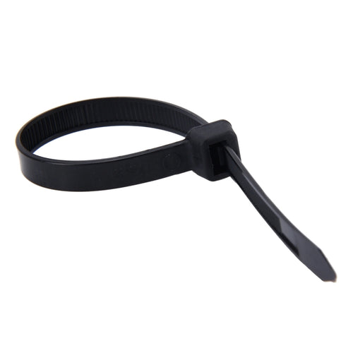100 Pack 8mm x 200mm Nylon Cable Ties in Black & White