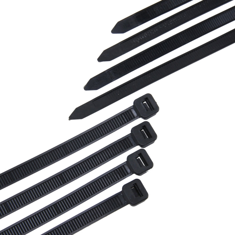 100 Pack 8mm x 200mm Nylon Cable Ties in Black & White