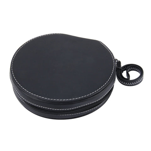 Étui pour 20 disques CD Sac en cuir Porta CD/DVD résistant pour voiture, maison, bureau et voyage, motif guépard portable, motif léopard portable, café, vin rouge, gris foncé, marron, 20 disques