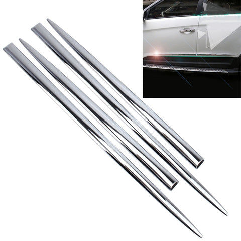 4 pièces d'adhésifs pour la protection de la carrosserie en métal antigraffio pour la porte latérale de la voiture