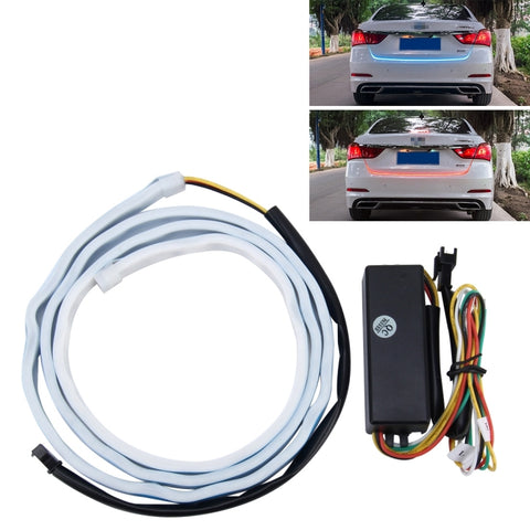 Luces de coda posteriori a quattro colori impermeabili universali per auto da 1,2 m con control fanale posteriore, luce di guida a luce blu ghiaccio, luce di retromarcia a luce bianca, luce di stop a luce rossa, luce di svolta a luce gialla, decorazi...