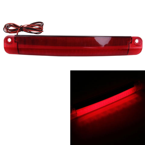 Terza luce freno per auto con 18 lampade a LED, lunghezza cavo DC 12V: 80 cm, With 18 LED Lamps ( Red)