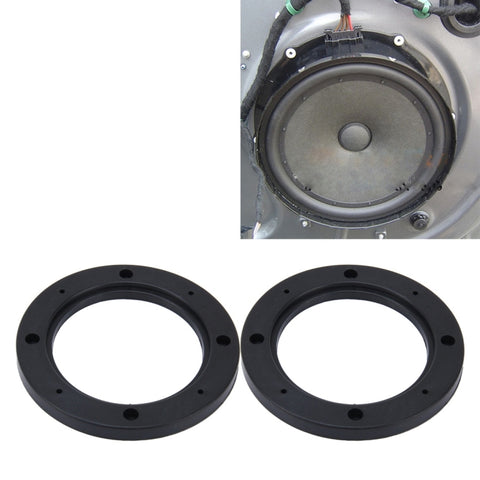 Tappetino di supporto per copertura cava di protezione della base dell'altoparlante in ABS per auto da 2 pezzi da 4 pollici, diametro interno: 10 cm, 10cm