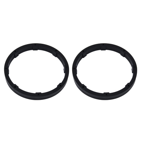 Robinet de support pour couverture solide de protection de la base pour haut-parlant en ABS pour voiture de 2 pièces de 6,5 pouces, diamètre intérieur: 14,5 cm, universel 6,5 pouces