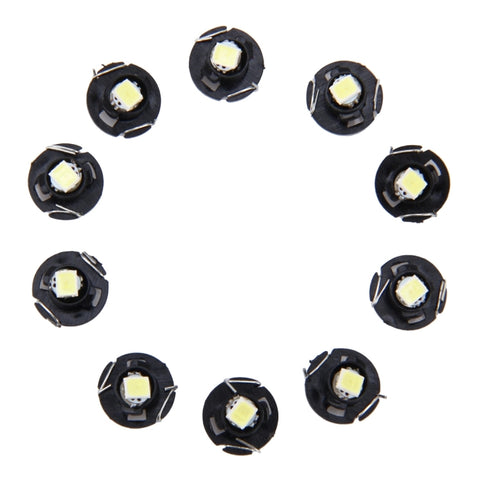 10 Pezzi Lampadine LED T4.2 0,5W per Cruscotto e Indicatori Auto