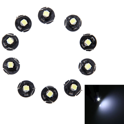 10 Pezzi Lampadine LED T4.2 0,5W per Cruscotto e Indicatori Auto