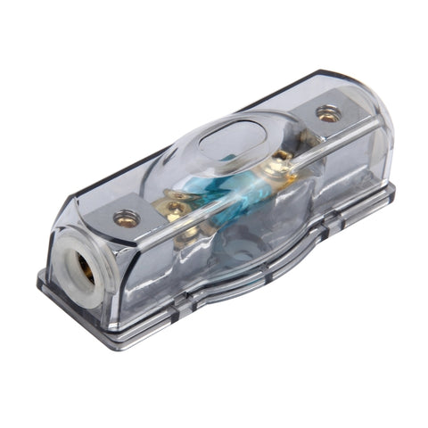 Portafusibile per auto Portafusibile a lama Portafusibile imbullonato con fusible da 60A per audio per auto, 60A
