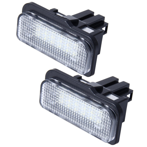 Luce targa Canbus da 2 pezzi con 24 lampade SMD-3528 per Benz, For Benz