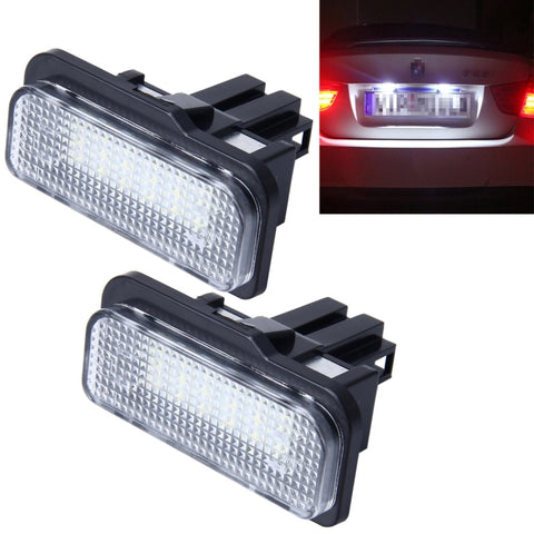 Luce targa Canbus da 2 pezzi con 24 lampade SMD-3528 per Benz, For Benz