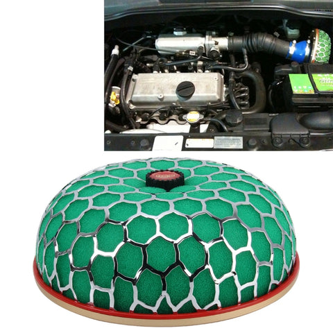 HKS 76mm Fungo Rotondo Super Power Filtre pour Auto Filtro dell'Aria Ingresso del Flusso Filtro a Secco a 3 Strati Telaio Super Stealth Filtro del Flusso d'Aria ad Induzione dell'Aria ad Alte Prestazioni, 10cm
