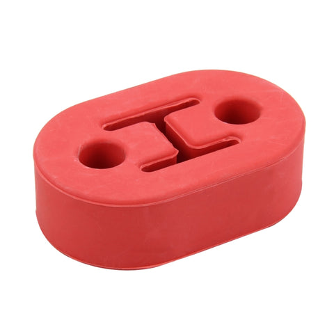 Staffa di montaggio in gomma regolabile a due fori per auto universale Tubo di scarico sospeso Tubo di gomma Tubo di scarico per auto Grillo sospeso Scarico sospeso all'orecchio, 2 trous (bleu), 2 trous (rouge), 2 trous (jaune), 2 trous (noir)