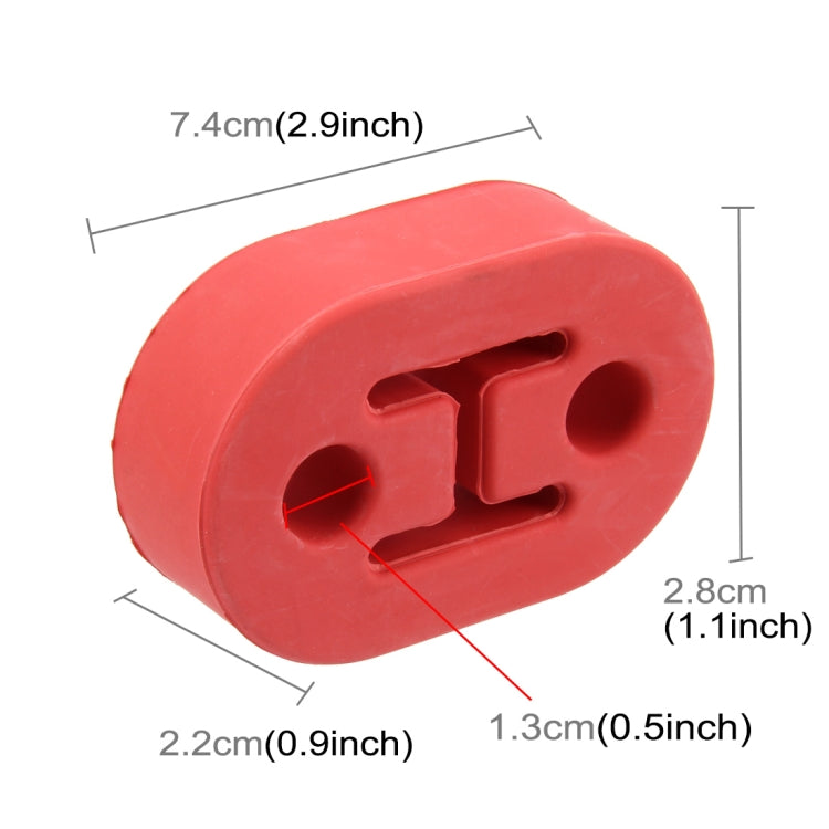 Adjustable Rubber Mounting Bracket for Car Exhaust Pipes