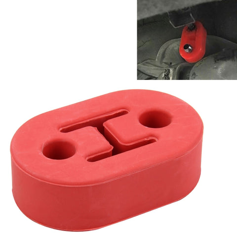 Staffa di montaggio in gomma regolabile a due fori per auto universale Tubo di scarico sospeso Tubo di gomma Tubo di scarico per auto Grillo sospeso Scarico sospeso all'orecchio, 2 trous (bleu), 2 trous (rouge), 2 trous (jaune), 2 trous (noir)