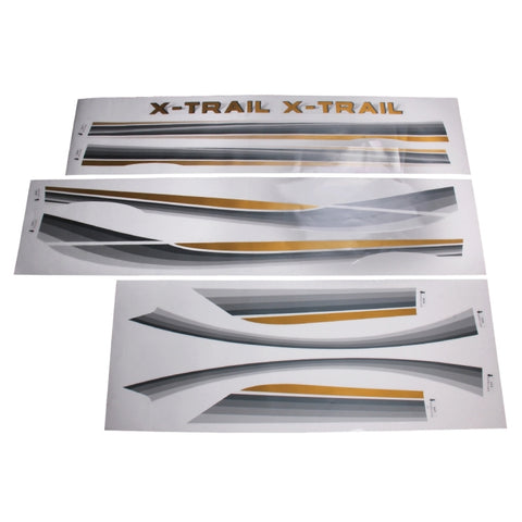 3 PCS SUV Corpo Striscia Decorativa Auto di Marca Streamline Brillante Adesivo Per Honda CRV Nissarl X-Trail/Qashqai/Murano serie, Strip Brand Car Streamline Shining Sticker - Novalix Store