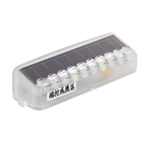 Car Styling Solar Warning Flash LED Luce decorativa anti-collisione, Luce decorativa