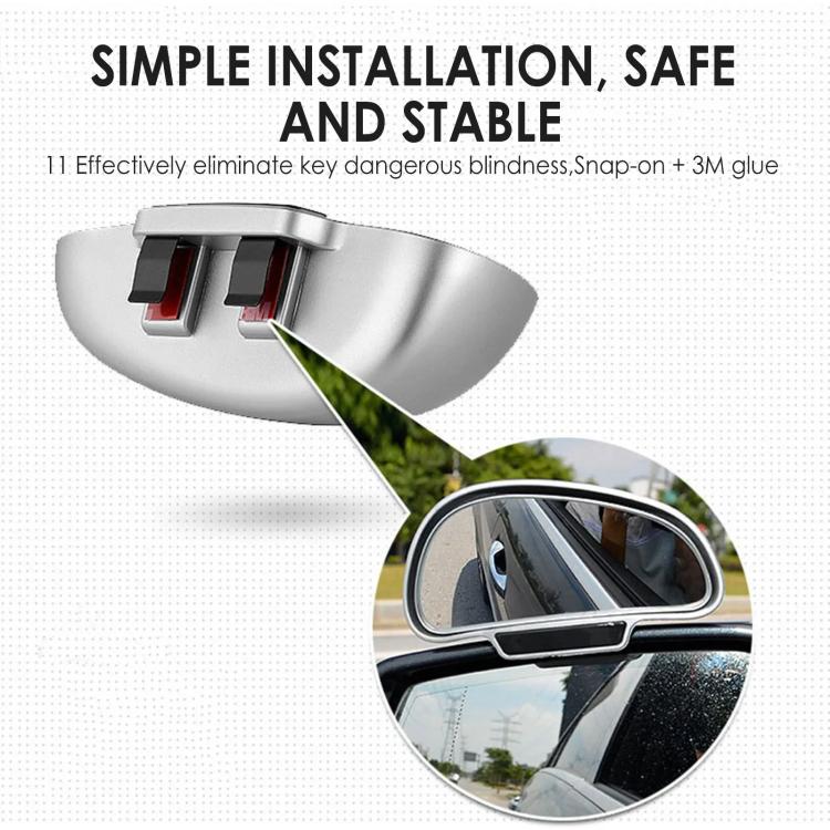 Adjustable Wide Angle Right Rear View Mirror for Cars