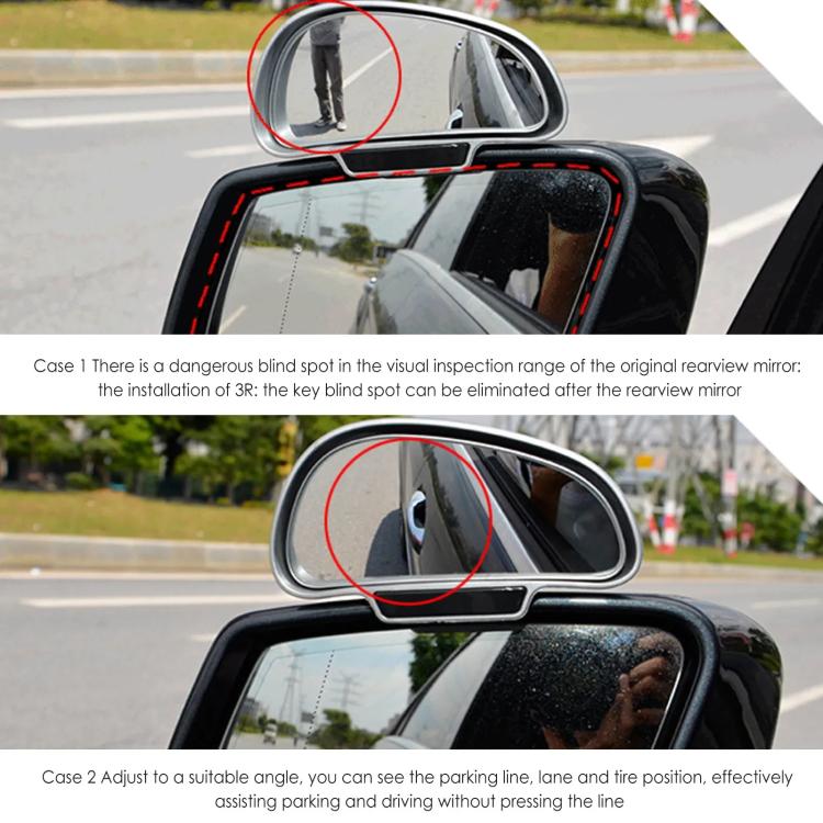 Adjustable Wide Angle Right Rear View Mirror for Cars
