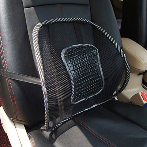 Tappetino per cuscino per la vita da massaggio traspirante in maglia di latte di ghiaccio universale per stagione auto, Car Waist Pillow Mat
